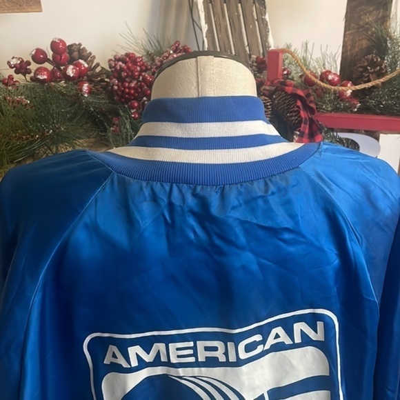 Vintage WestArk jacket Royal Blue White American Pool League bomber coat Sz 2XL - Picture 15 of 16
